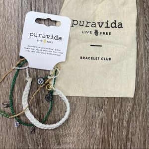SOLD!!! Pura Vida bracelet set.